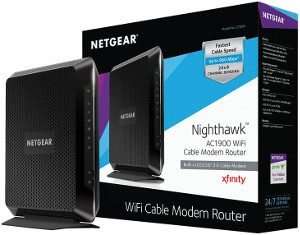 NETGEAR Nighthawk AC1900 C7000 WiFi Router DOCSIS 3.0 Cable ONE Approved Modems